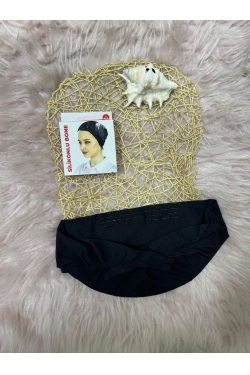 Silikonlu Dikişsiz Kaymaz Bone - Siyah